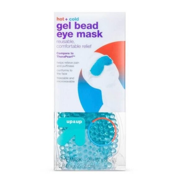 Other - New Hot + Cold Gel Bead Mask Pain Relief 9"x2 3/4" Gift Beauty Relaxation Z8